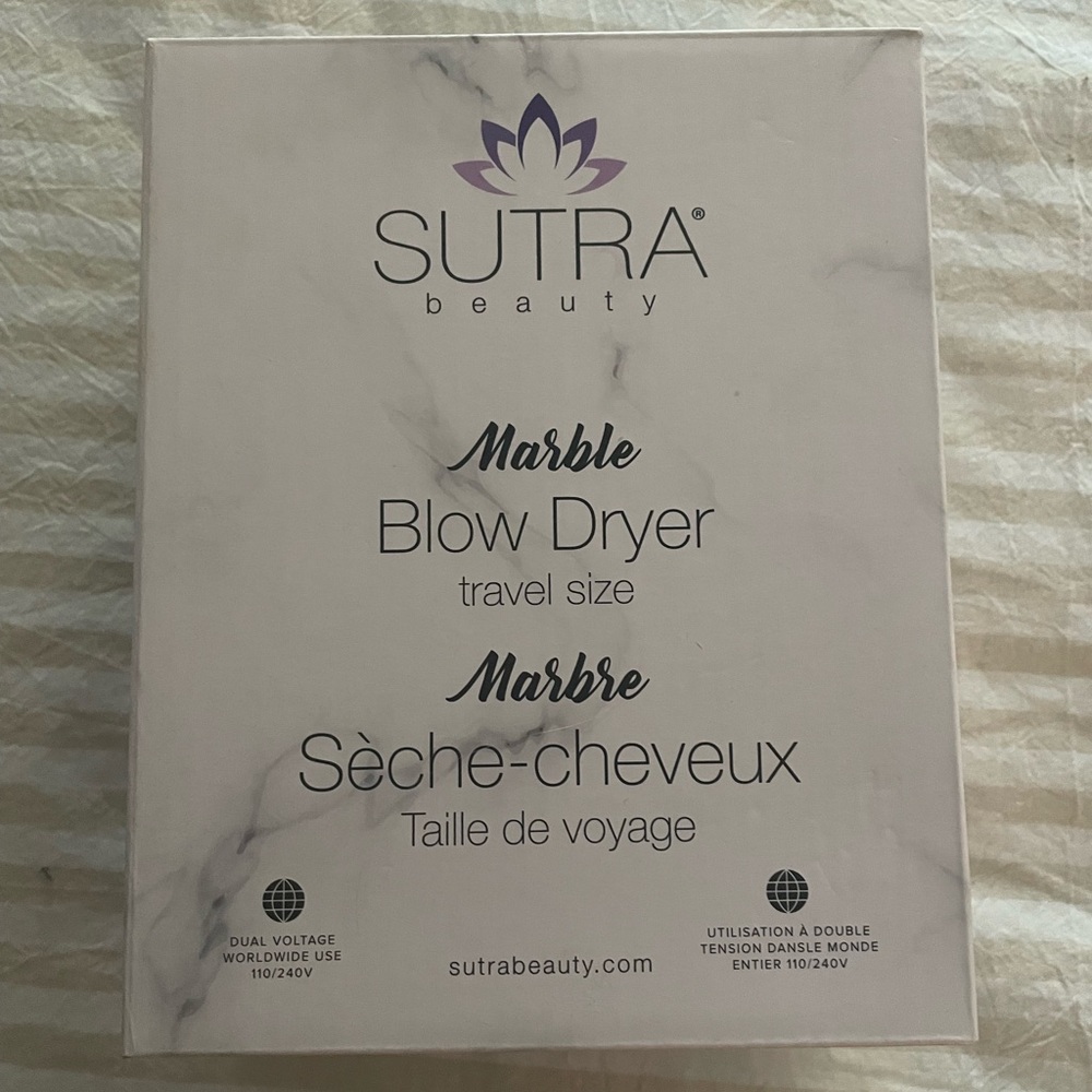 Sutra Beauty Marble Blow Dryer - Travel Size